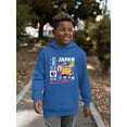 thumbnail image 2 of Tokyo Japan Vibrant Icons Cultural Fusion Graphic Youth's Hoodie, 2 of 4