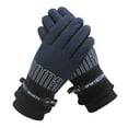 thumbnail image 5 of Lohuatrd 1 Pair Ski Gloves Water-Resistant Plush Lining Thickened Winter Warm Gloves Unisex Touchscreen Snowboarding Gloves, 5 of 8