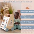 thumbnail image 5 of Upyearling - Caminador de madera para niños y niñas, fácil de agarrar, juguetes y actividades integradas, promueve habilidades motoras, 5 of 5