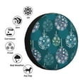 thumbnail image 4 of Goofa whiter Snowflake balloons Pattern Universal Tire Cover for Jeep, SUV, Truck, and Trailer – Waterproof, UV-Resistant,Easy to Install, Fits 14"-17" Tires-17 inch, 4 of 6