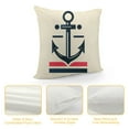thumbnail image 4 of JRXY  Nautical Pillow Covers, Nautical Throw Pillows for Couch, Anchor Decor, Coastal Pillow Covers, Nautical Outdoor Decor White, 4 of 5