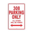 thumbnail image 1 of FERRARI 308 Parking Only All Others Will Be Towed Ridiculous Funny Novelty Garage Aluminum Sign 12"x18" Plate, 1 of 1