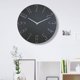 thumbnail image 4 of Relojes colgantes minimalistas sin tictac, silenciosos, fáciles de leer, movimiento de barrido, pared de 2" Negro, 4 of 8