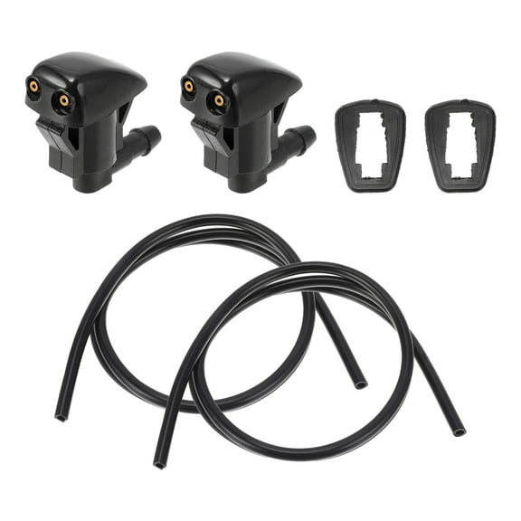 Windshield Washer Nozzle Kit for Toyota Tacoma Windshield Spray Nozzles Wiper Spray Washer Jet No.8538144010 2 Pcs Gaskets 2 Pcs 1 Meter Fluid Hose