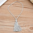 thumbnail image 6 of Zcyifa curtain tassel hanging 10PCS Handmade Curtain Tassel Hanging Curtain Accessories Strap Single Ball Curtain Tiebacks, 6 of 10