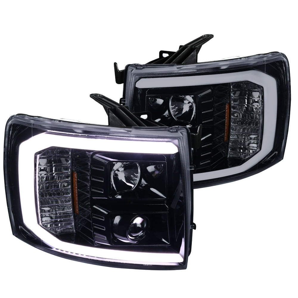 Spec-D Tuning LED Light Bar Projector Headlights Lamps for 2007-2014