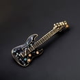 thumbnail image 1 of NIYANGLE Musical Instrument Brooch Guitar Broach Multi Shell Source Material 1Set, 1 of 8