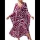 thumbnail image 3 of Vestido Caftán con Estampado Animal para Mujer, Talla Grande, para Playa, Verano 2025 y Rojo Talla Única, 3 of 10