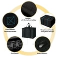 thumbnail image 2 of Paquete de 2 Bolsas de Comestibles Reutilizables con Aislamiento, Bolsa TéRmica Plegable para Comestibles, Bolsa con Aislamiento Resistente, 2 of 5
