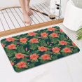 thumbnail image 4 of Pioneer Flower Floral Print Pattern Bathroom Rugs Mat, Non Slip Microfiber Bathroom Rug with Rubber Backing, Soft Mats for Bathroom Floor Tub Shower, 17"x27", 4 of 5
