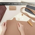thumbnail image 3 of DIY PU Leather Purse Bag Making Kit Shoulder Bag Making Set for Purse DIY Making Handmade Stitch Leather Bag Making Materials for DIY Handbag Accessories Shoulder Bag Making Tan, 3 of 9