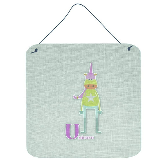 Alphabet U for Unicorn Wall or Door Hanging Prints