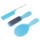 thumbnail image 4 of Juego de 3 cepillos para el cabello Ticfox cepillo de peinado profesional caja azul, 4 of 14