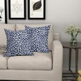 thumbnail image 4 of CheetahThrow Pillow Covers 18X18 Inches Set of 2 Light Blue White Leopard Decorative Pillow Cases Animal Wildlife Pillow Cover Home Decor For Sofa Couch Housewarming Gift Bed Couch Porch Outdoor, 4 of 6