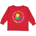 thumbnail image 3 of Inktastic Autism Awareness Circle Boys or Girls Long Sleeve Toddler T-Shirt, 3 of 5