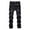 Black, variant on Boys Sweatpants,High Street Korean Style Boys Jeans Comfortable Elastic Waist Durable Denim Trousers For Kids Casual Solid Color Pants,Boys Pants,Black,7-8 Years