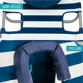 thumbnail image 4 of Ostrich 3N1 Altitude 16'' Beach Chair & On-Your-Back Chair, Striped Blue, 4 of 12