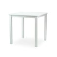 thumbnail image 5 of Dining Square Kitchen Table Contemporary Design Solid Wooden in White Finish, 5 of 6