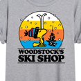 thumbnail image 3 of Peanuts - Woodstocks Ski Shop - Juniors Ideal Flowy Muscle T-Shirt, 3 of 6