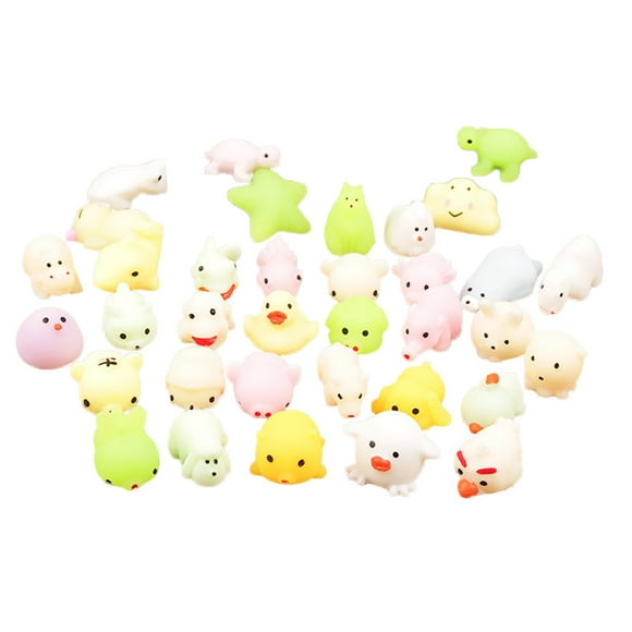 Toys Cute Mochi Cat Squeeze Healing Fun Kids Kawaii Toy Stress Reliever Decor