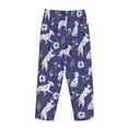 thumbnail image 5 of Goofa Cute Dog Printed Soft Pajama Pants for Women, Wide Leg Comfy Casual Lounge Yoga Pants-, 5 of 9