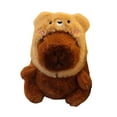 thumbnail image 1 of Colgante de , colgante de bolso de , animal de peluche de abrazable para adultos, regalos de cumpleaños, familia para niños Sombrero de oso, 1 of 8