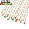 thumbnail image 2 of Collar con colgante de joyería DIY de dibujos animados de Super Mario Bros, nuevo collar de Anime, Luigi, Peach, Bowser, Yoshi, accesorios, 2 of 5