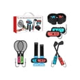 thumbnail image 1 of for Nintendo Switch Accessories,10 in 1 Switch Sports Accessories Bundle,Family Accessories Kit for Nintendo Switch Sports Games 2023:for Mario Golf,Wrist Bands,Leg Straps,Tennis Rackets, 1 of 6