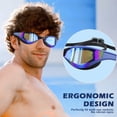 thumbnail image 4 of Swim Goggles - Swimming Goggles Anti Fog No Leaking For Adult Women Men, 4 of 6