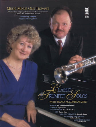 Sheet Music & CD Classic Trumpet Solos with Piano Accompaniment Music Minus One Trumpet 
