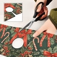 thumbnail image 6 of Yayeee Faucet Mat for Kitchen Sink 30" Diatomite Long Splash Guard Pad, Christmas Holly Bows, 6 of 7