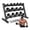 280lbs with Rack, variant on MITONOS 160/220 Dumbbell Sets with Rack, Rubber Hex Dumbbells, Free Weight set for Home Gym, Hand Weights with Chrome Handle for Strength Training