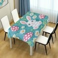 thumbnail image 4 of Yayeee Tablecloths 54" x 72" Rectangle Wrinkle Resistant Party Table Cover, Cartoon Easter Bunny, 4 of 8