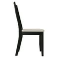 thumbnail image 5 of Castle Place Contemporary Wooden Dining Chair,Set of 2, Black, 5 of 8