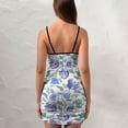 thumbnail image 4 of Ladies Elegant Sling Sleeveless Sexy Dress floral, 4 of 6