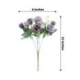 thumbnail image 3 of Efavormart 4 Bushes | 12" Lavender Real Touch Artificial Silk Rose Bridal Bouquet, Faux Flowers, 3 of 7