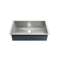 thumbnail image 2 of Tourner 26 x 18 Stainless Steel, Single Basin, Undermount Kitchen Sink, 2 of 11