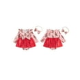 thumbnail image 2 of Michellecmm  Baby Girls Christmas Outfit, Cookie/Gingerbread Man Romper Headband, 2 of 9