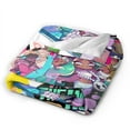 thumbnail image 2 of Splatoon Blanket Soft Cozy Flannel Warm Throw Blanket Unique Gifts Room Decor Blanket 50"x40", 2 of 9