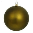 thumbnail image 1 of Vickerman N592014DMV Vickerman Boule Mate Olive 8 Pouces Ornement de Noël, 1 of 3
