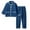 D210-Blue, variant on FYDUU Girls Pajamas Set 2 Piece Girls Winter Pajamas Long Sleeve Button Down Kids Sleepwear Cozy Thermal Loungewear Outfit Children Soft Homewear 3-4 Years