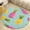 style-1, variant on Lunarable Pineapple Washable Round Rug -Circle Area Rugs for Nursery Bedroom, Vintage Non Slip Non Shedding Low Pile Carpet for Living Room Coffee Table Entryway