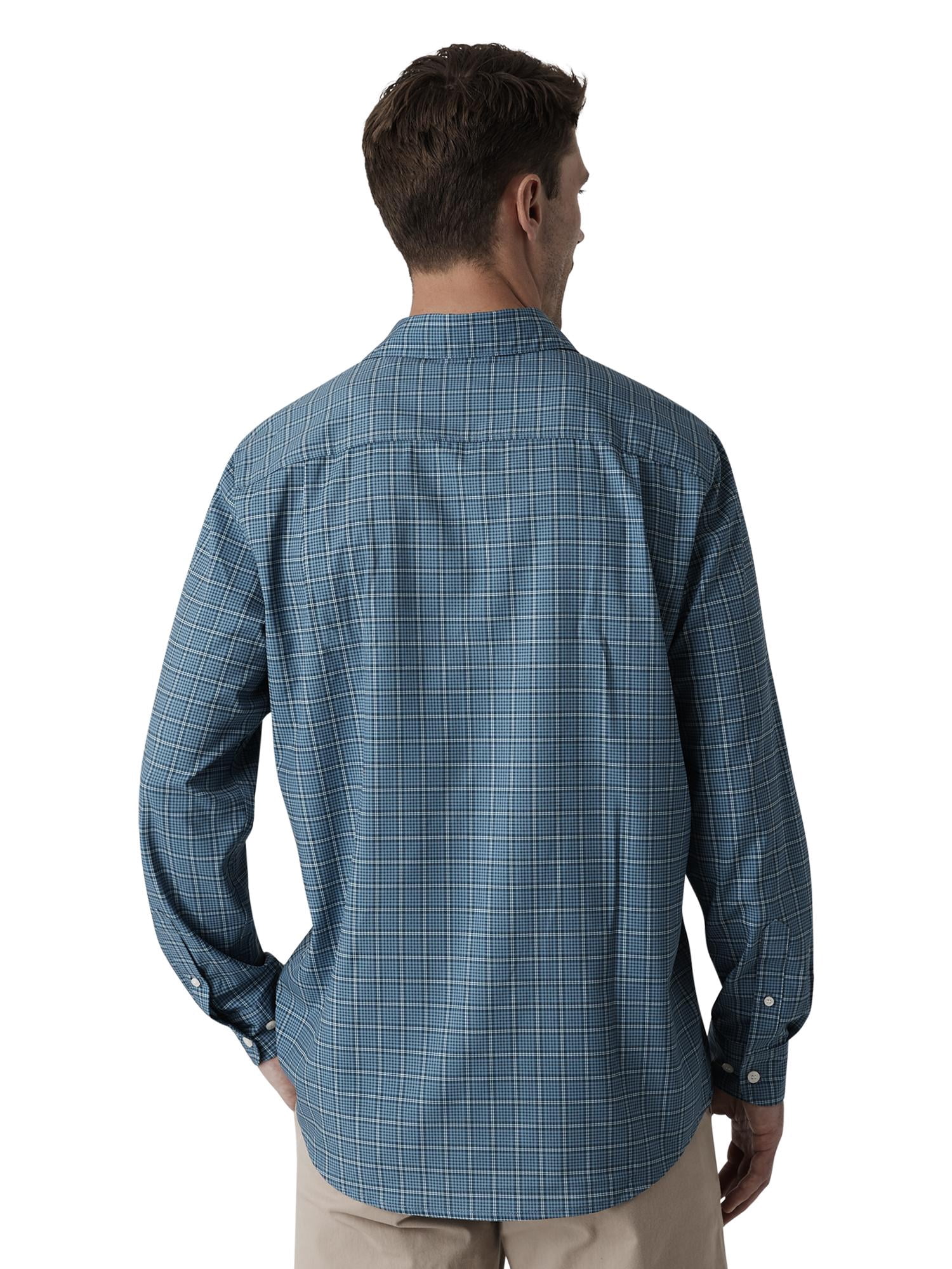 Chaps Men's & Big Men's Wrinkle Resistant Stretch Long Sleeve Button Down Shirt