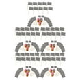 thumbnail image 2 of kurtrusly 50pcs Cure-Dent Drapeaux Quantité Suffisante pour la Décoration de la Nourriture Large Utilisation Racing Drapeau Décor Fruits Pics 5Set, 2 of 6