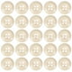 thumbnail image 1 of Botones de Madera de 1/2 Pulgada (13mm), 50 Pcs Botón de Costura de Adorno Hecho a Mano, Beige, 1 of 7