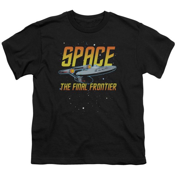 Star Trek Men's Space Youth T-shirt Black