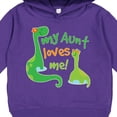 thumbnail image 3 of Inktastic My Aunt Loves Me Nephew Toddler Hoodie, 3 of 4