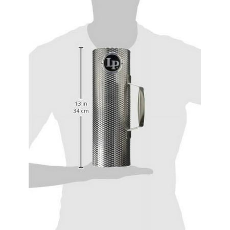 Latin Percussion LP305 Merengue Guiro, Silver,Black