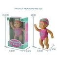 thumbnail image 3 of Darzheoy Water Baby Doll for Bath Time Cute Baby Swim Doll for Bathtub Shower Play Bath Toys Birthday Gifts Toys for Toddlers 1-3, 3 of 9