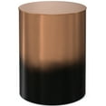 thumbnail image 3 of Simpli Home Simpli Home Curtis Industrial 16 inch Wide Metal Metal Cylinder Accent Table in Ombre Black / Copper, Fully Assembled, 3 of 9
